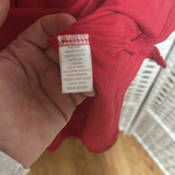 Charter Club intimates red with snowman and bow. Euc size m - Picture 3 of 4